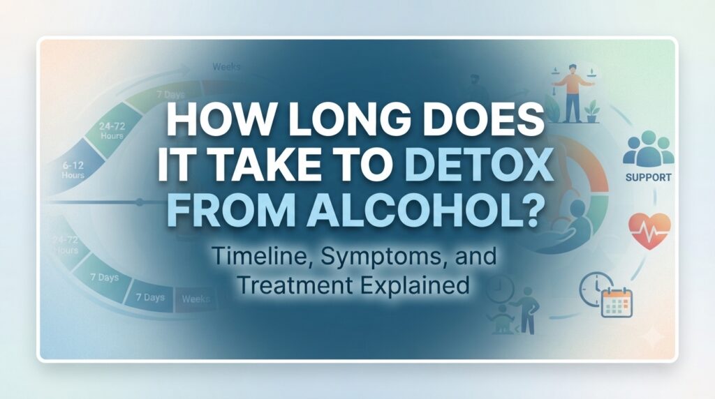 How Long Does It Take to Detox From Alcohol Timeline, Symptoms, and Treatment
